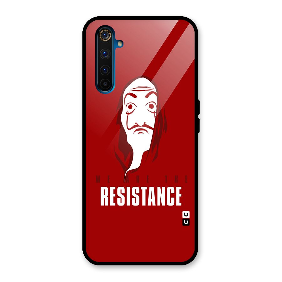 We Are Resistance Glass Back Case for Realme 6 Pro