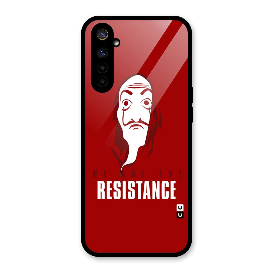 We Are Resistance Glass Back Case for Realme 6i
