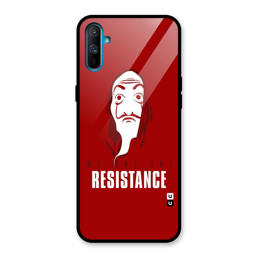 We Are Resistance Glass Back Case for Realme C3