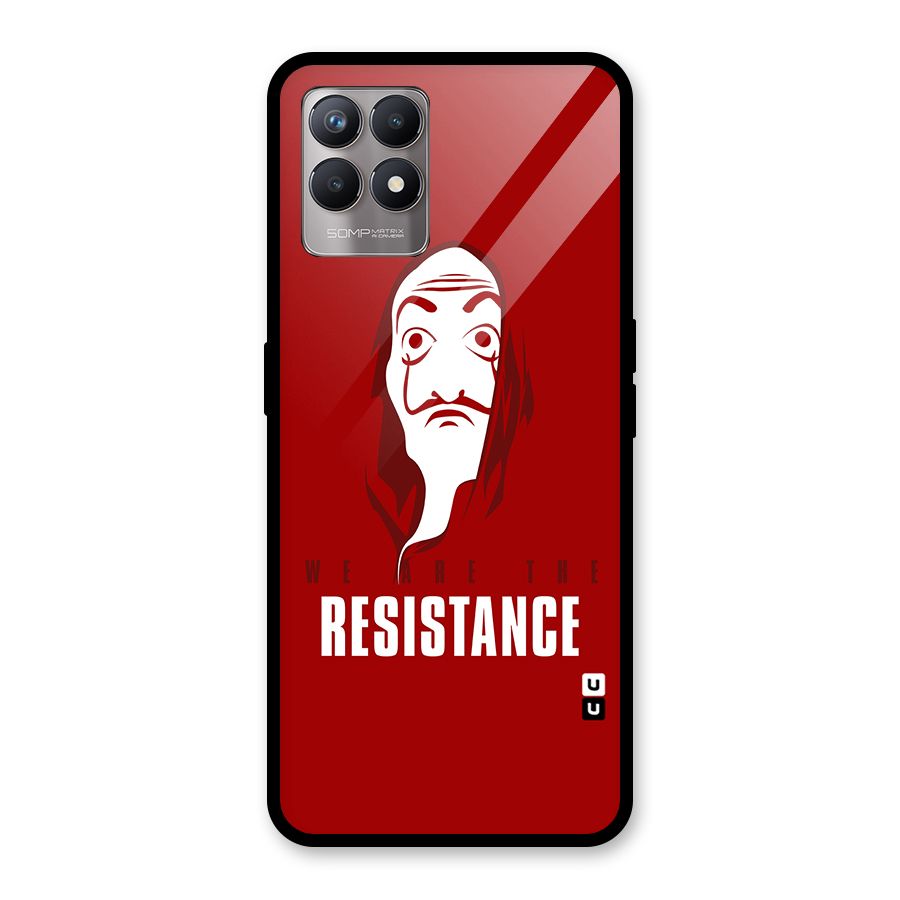 We Are Resistance Glass Back Case for Realme Narzo 50