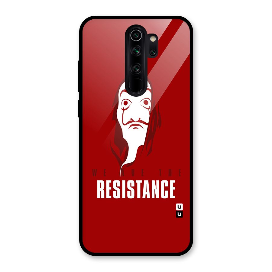 We Are Resistance Glass Back Case for Redmi Note 8 Pro