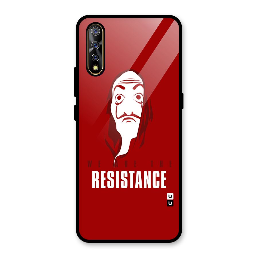 We Are Resistance Glass Back Case for Vivo S1