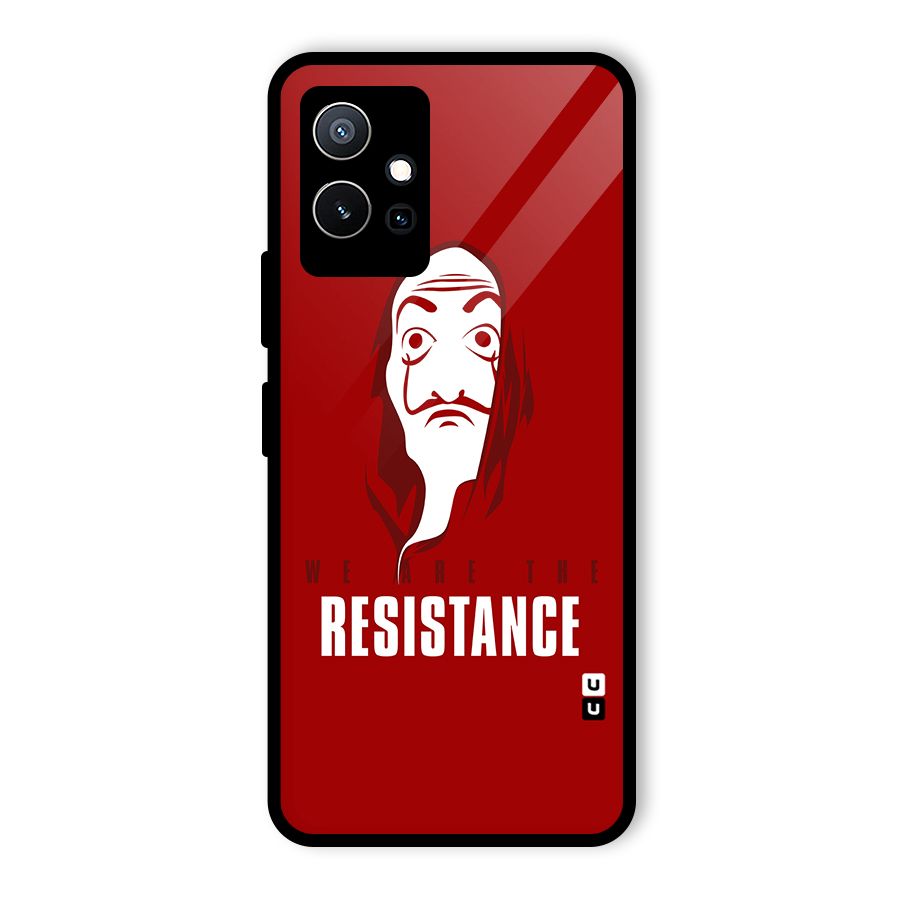 We Are Resistance Glass Back Case for Vivo T1 5G