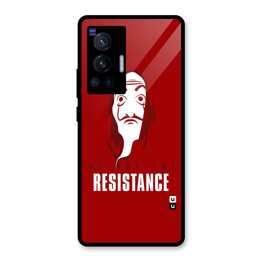 We Are Resistance Glass Back Case for Vivo X70 Pro
