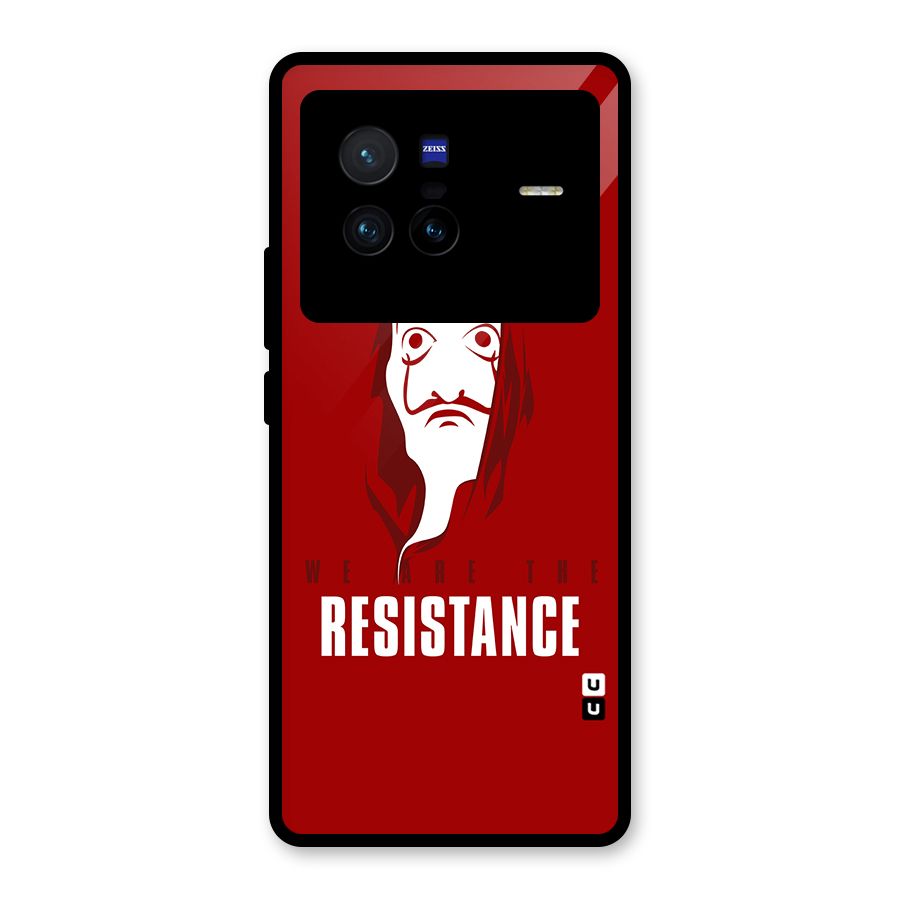 We Are Resistance Glass Back Case for Vivo X80