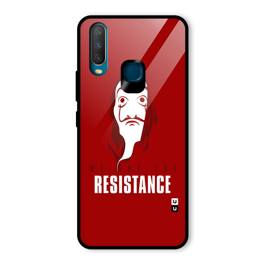 We Are Resistance Glass Back Case for Vivo Y12