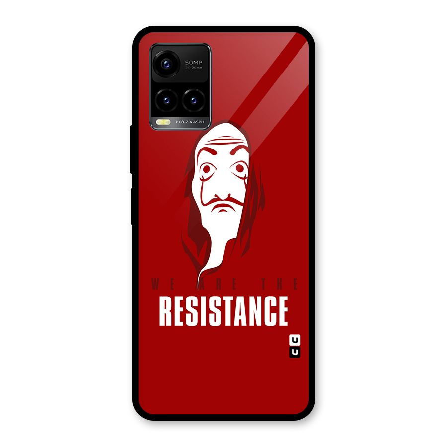 We Are Resistance Glass Back Case for Vivo Y21T