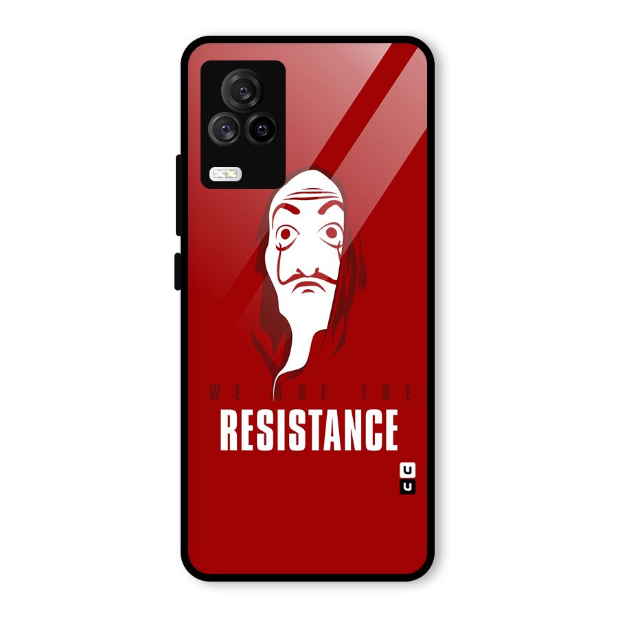 We Are Resistance Glass Back Case for Vivo iQOO 7 Legend 5G