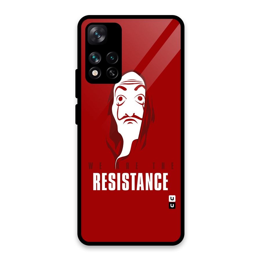 We Are Resistance Glass Back Case for Xiaomi 11i HyperCharge 5G