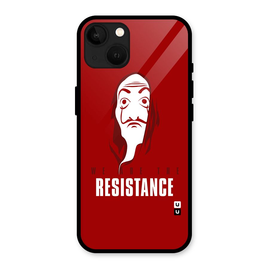 We Are Resistance Glass Back Case for iPhone 13