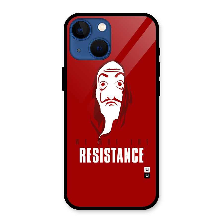 We Are Resistance Glass Back Case for iPhone 13 Mini