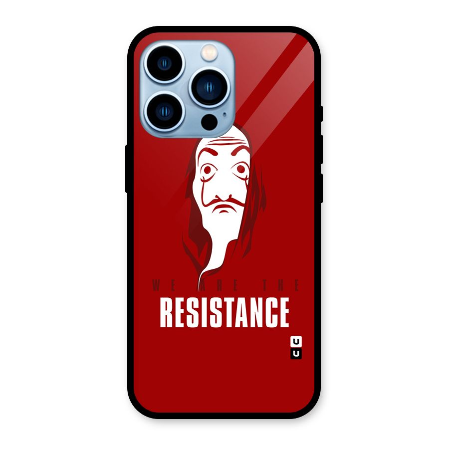 We Are Resistance Glass Back Case for iPhone 13 Pro