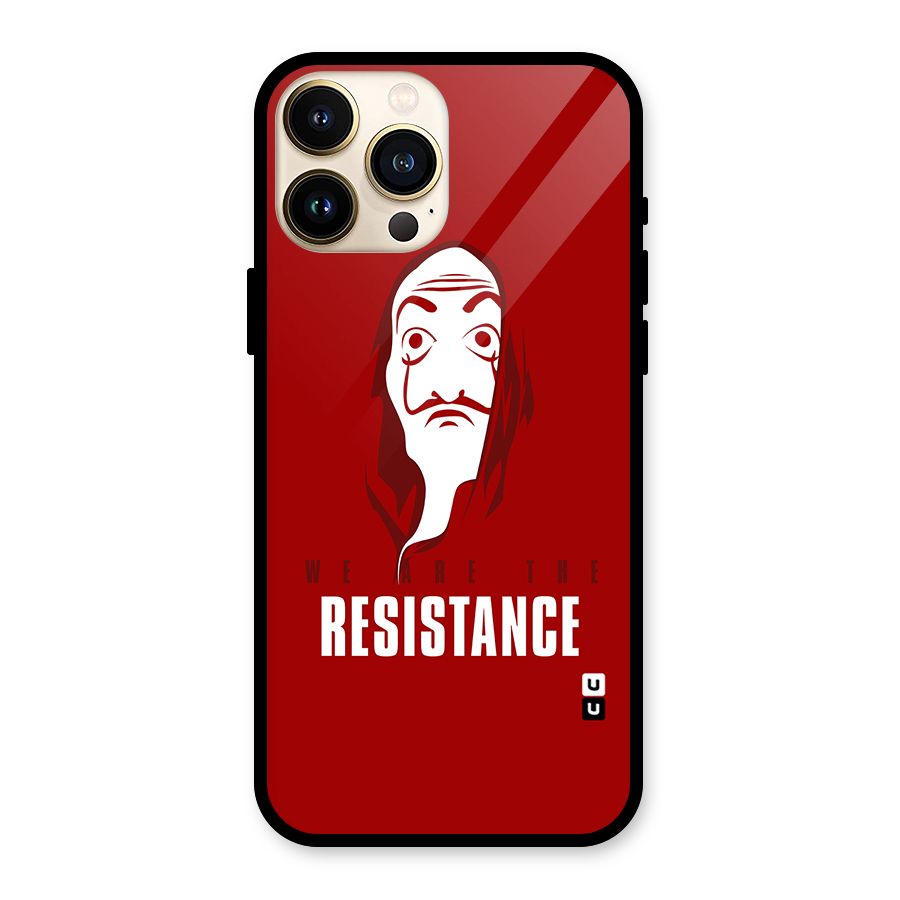 We Are Resistance Glass Back Case for iPhone 13 Pro Max