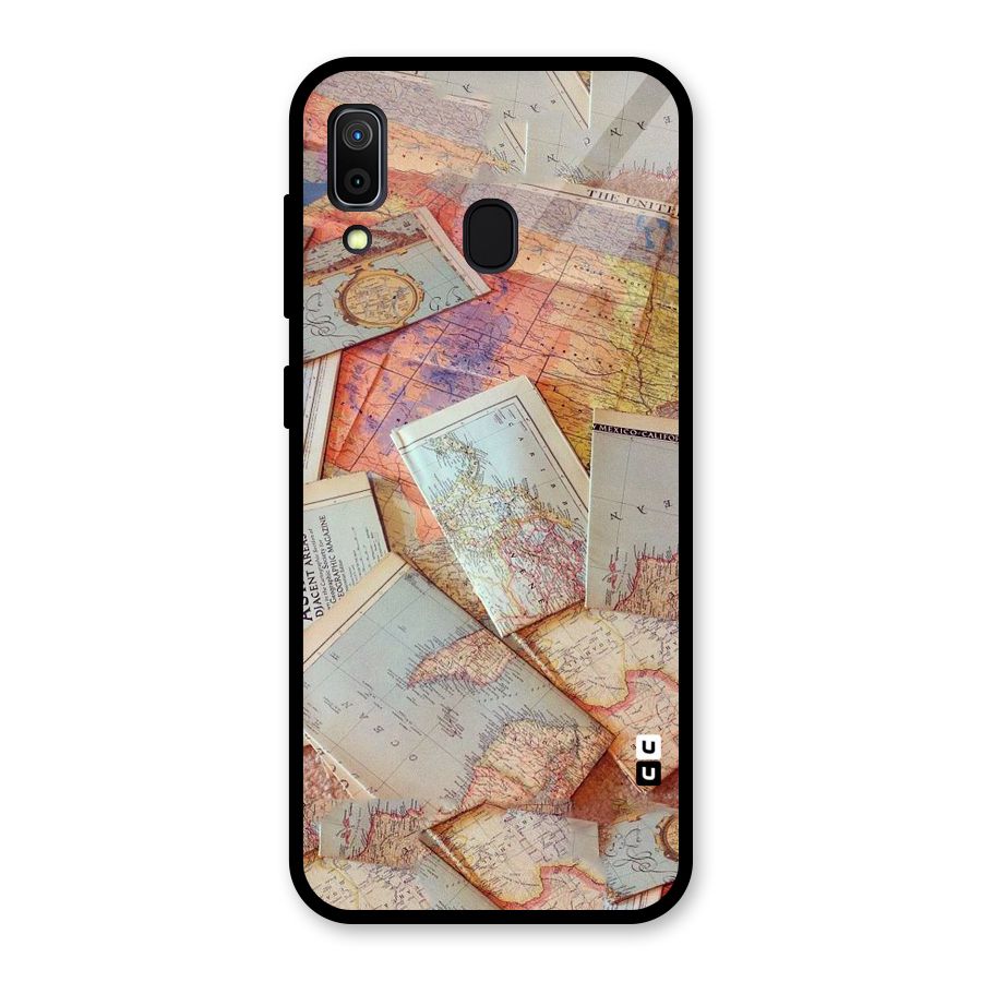 We Wander Glass Back Case for Galaxy A30
