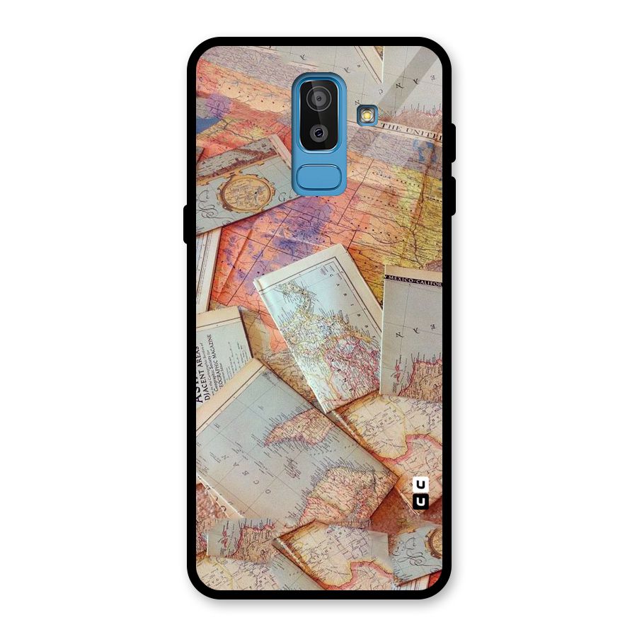 We Wander Glass Back Case for Galaxy J8