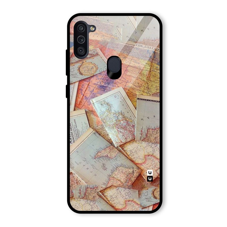 We Wander Glass Back Case for Galaxy M11