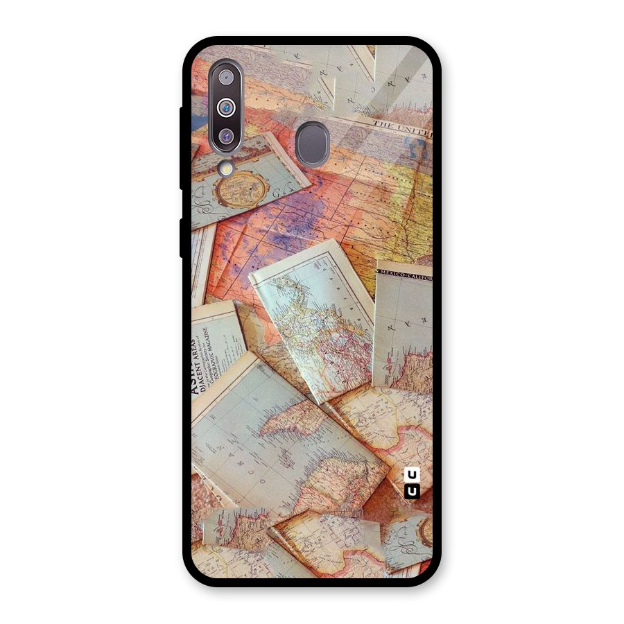 We Wander Glass Back Case for Galaxy M30