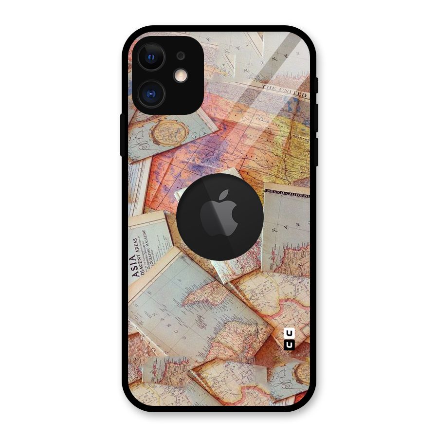 We Wander Glass Back Case for iPhone 11 Logo Cut