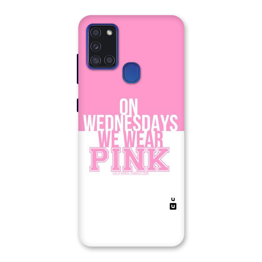 Wear Pink Back Case for Galaxy A21s
