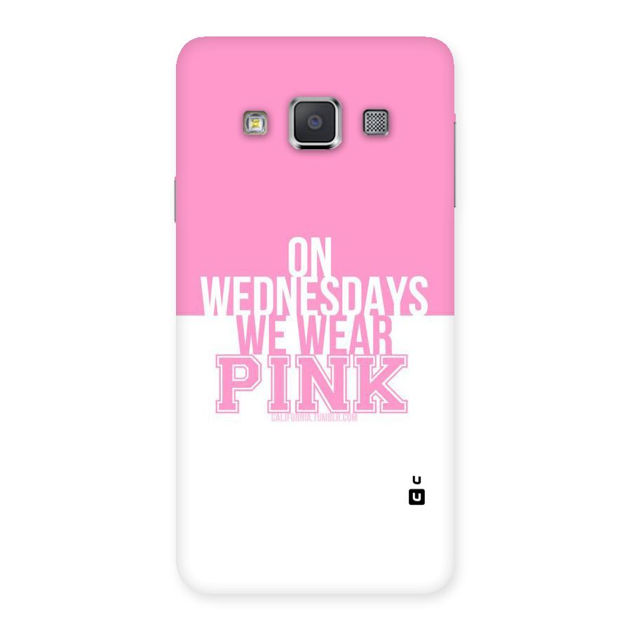 Wear Pink Back Case for Galaxy A3