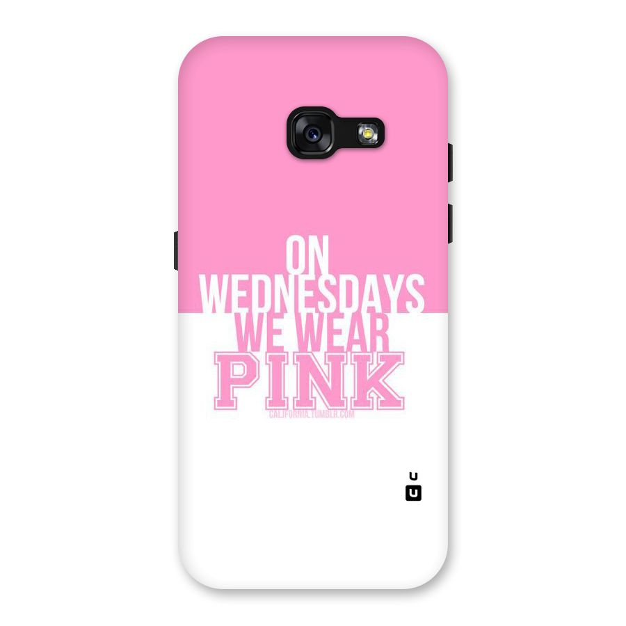 Wear Pink Back Case for Galaxy A3 (2017)