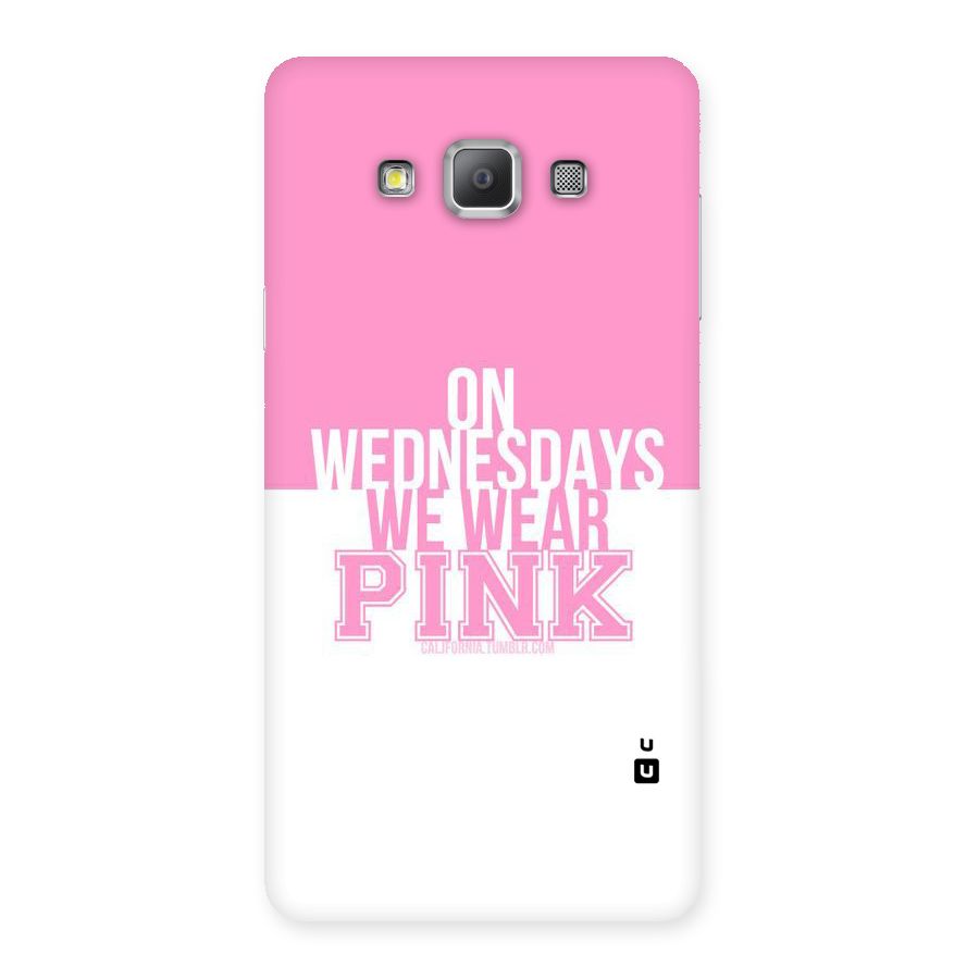 Wear Pink Back Case for Galaxy A7