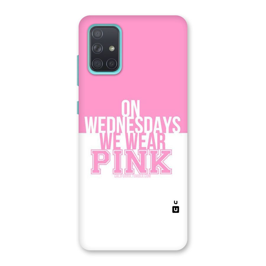 Wear Pink Back Case for Galaxy A71