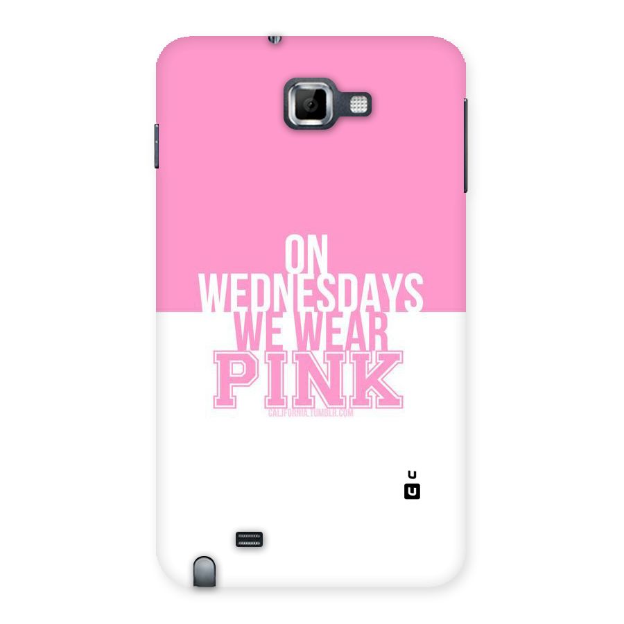 Wear Pink Back Case for Galaxy Note