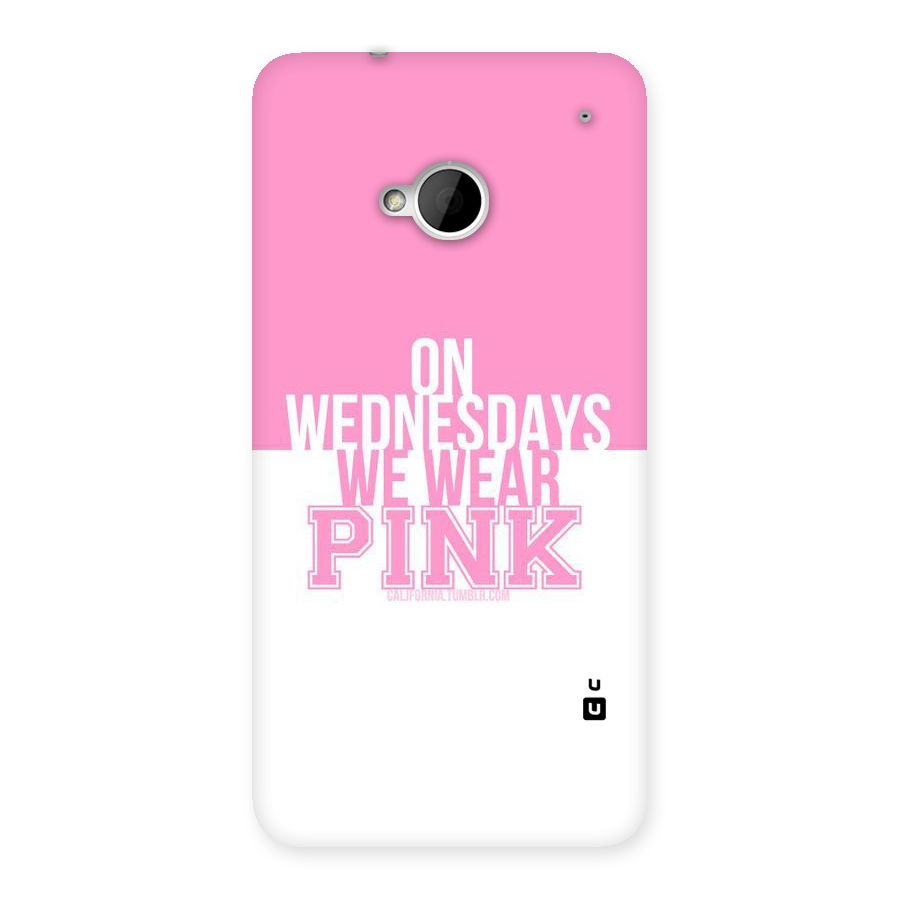Wear Pink Back Case for HTC One M7