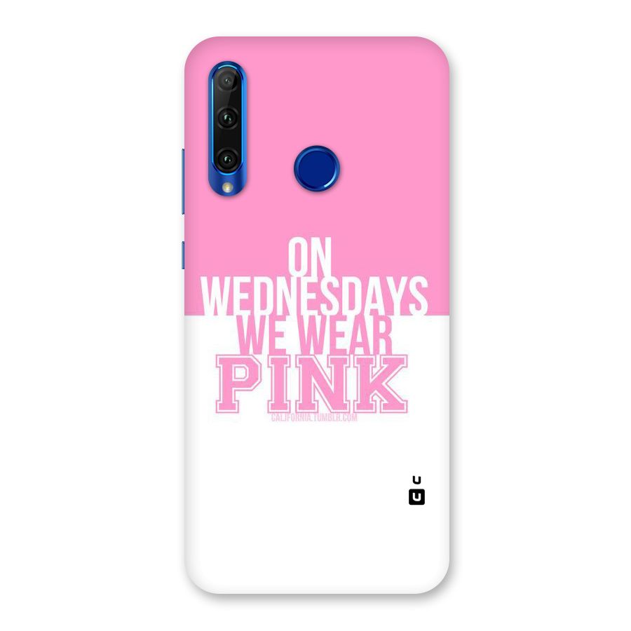 Wear Pink Back Case for Honor 20i