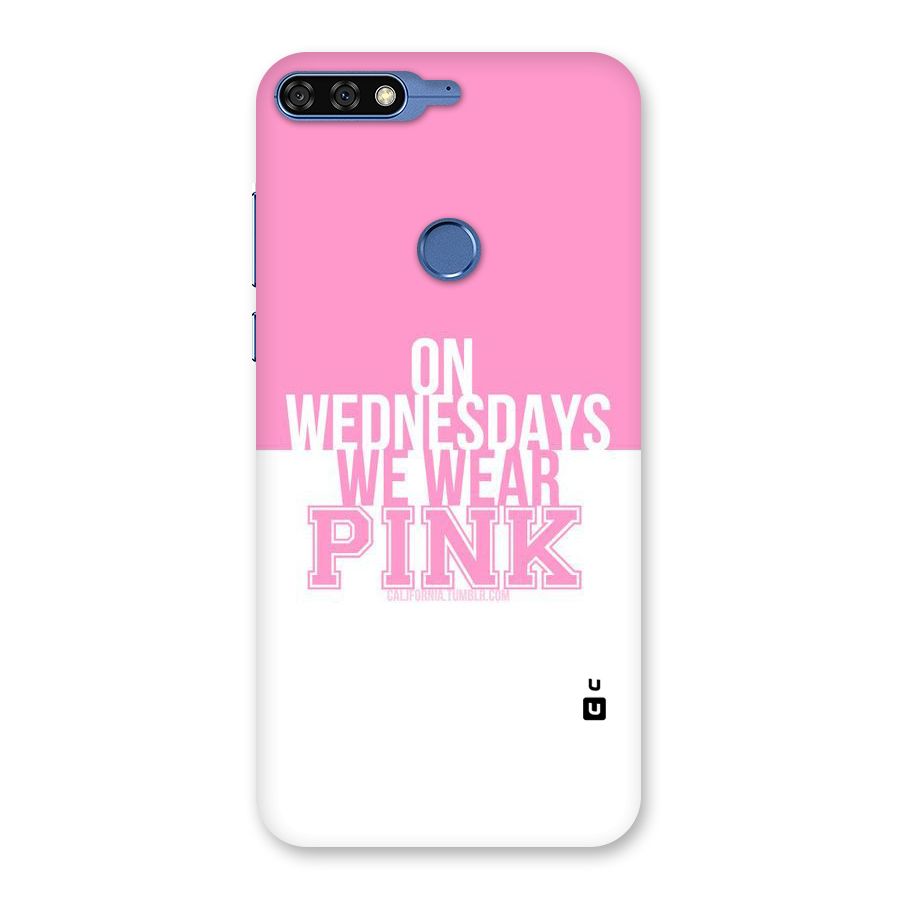 Wear Pink Back Case for Honor 7C
