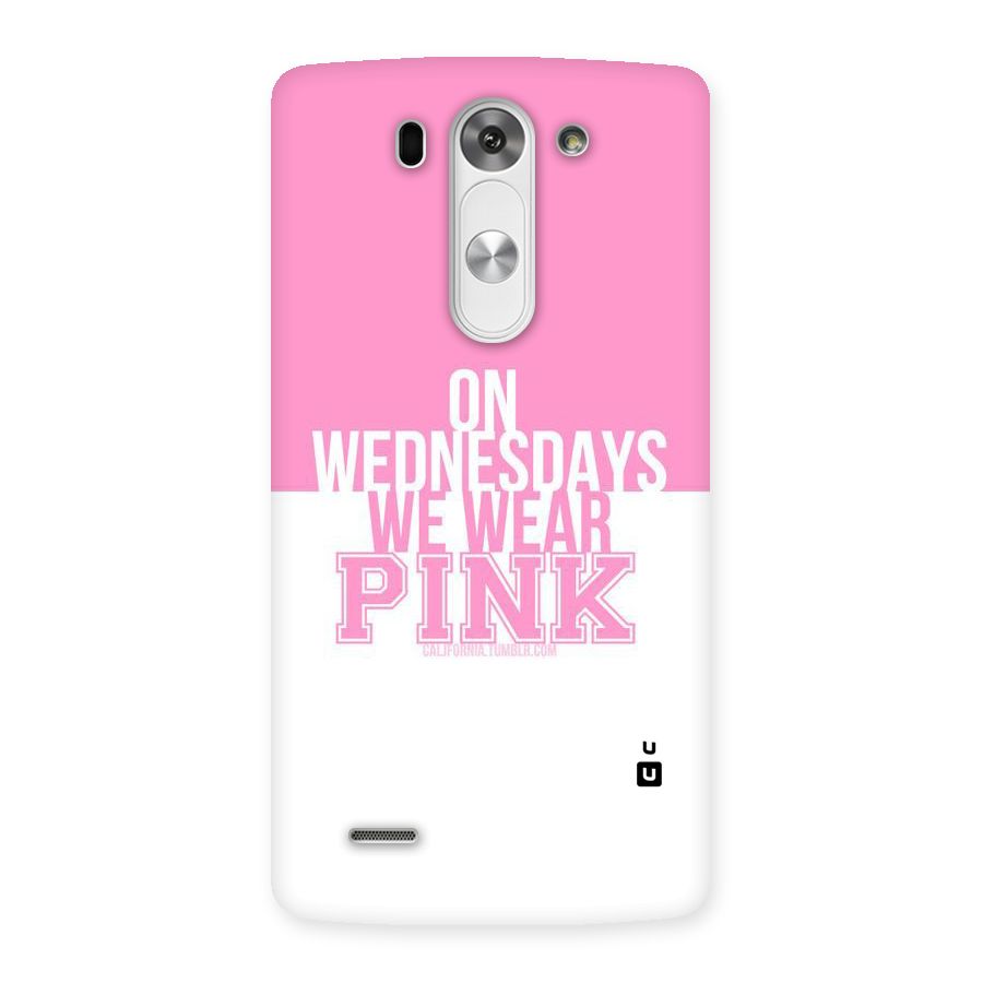Wear Pink Back Case for LG G3 Beat