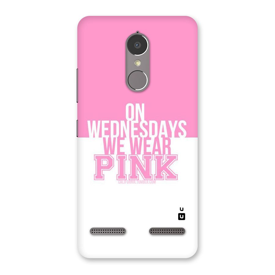 Wear Pink Back Case for Lenovo K6 Power