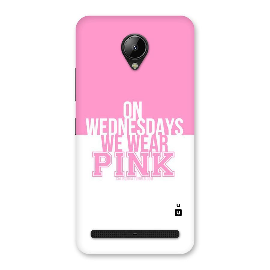 Wear Pink Back Case for Lenovo C2