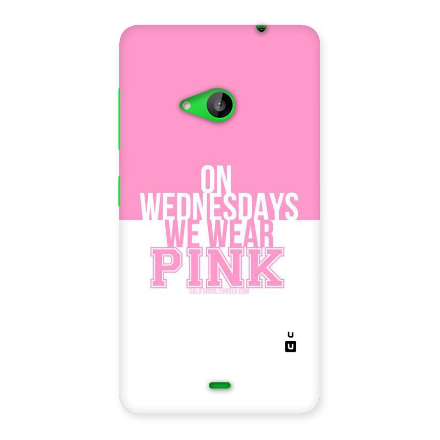 Wear Pink Back Case for Lumia 535