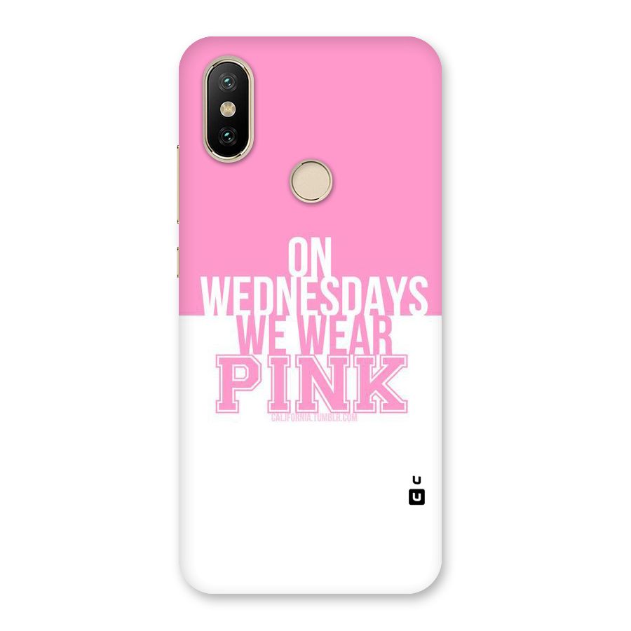 Wear Pink Back Case for Mi A2