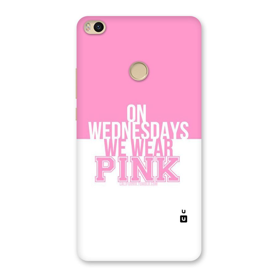 Wear Pink Back Case for Mi Max 2