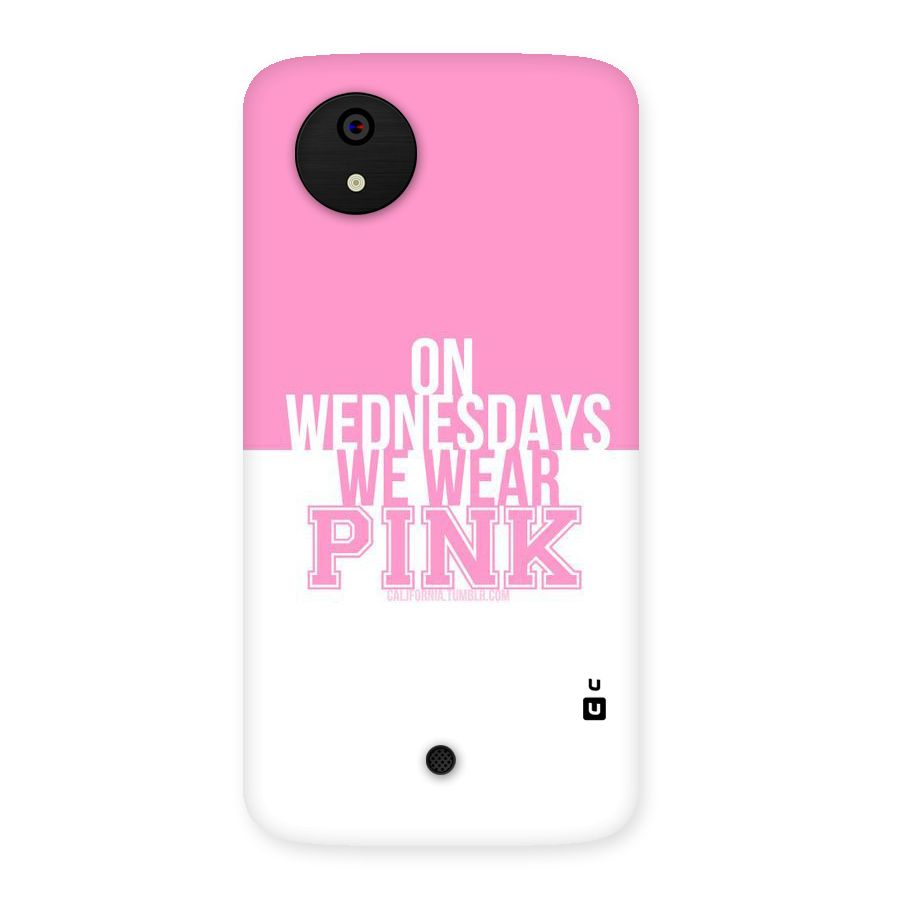 Wear Pink Back Case for Micromax Canvas A1