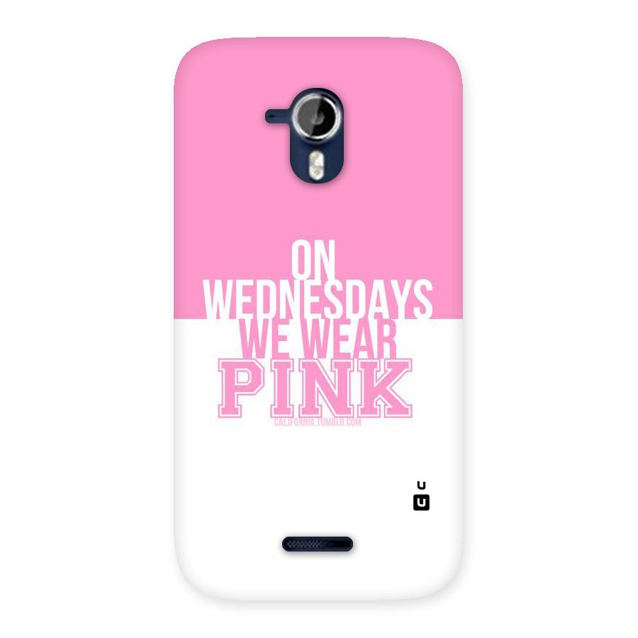 Wear Pink Back Case for Micromax Canvas Magnus A117