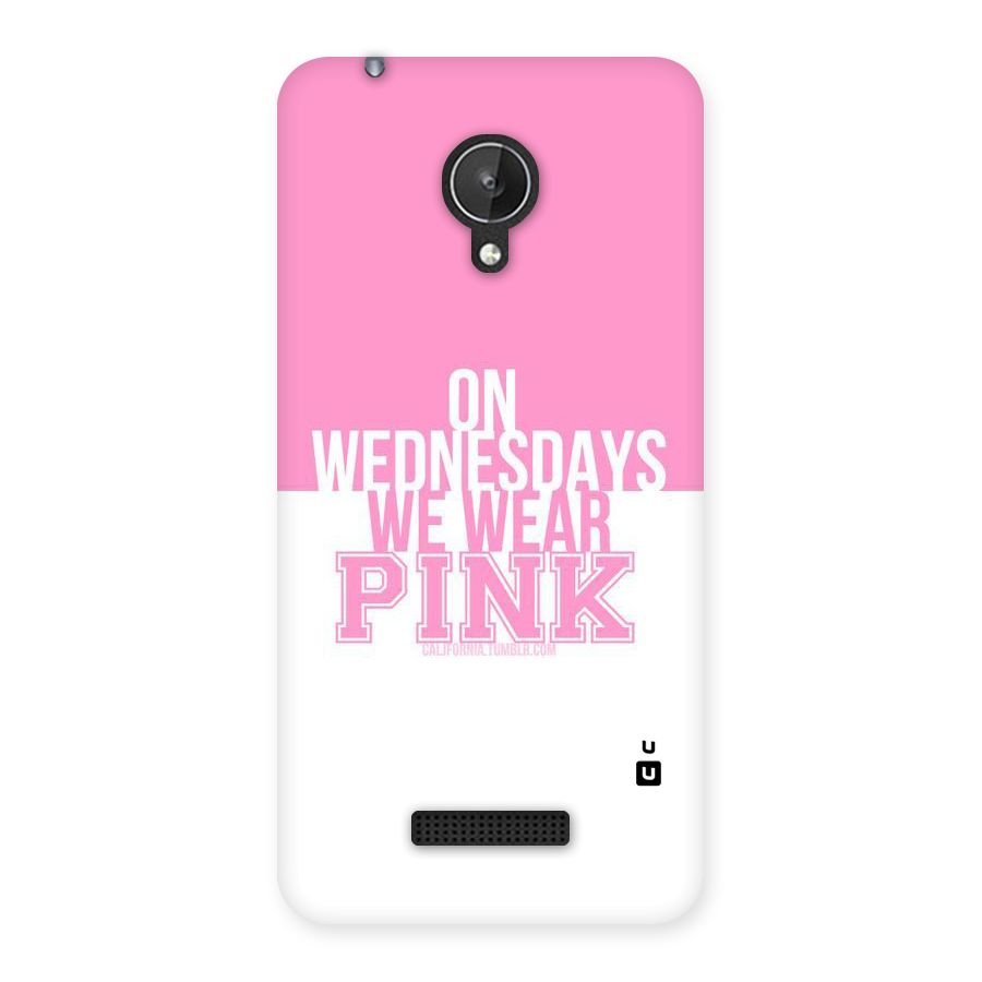 Wear Pink Back Case for Micromax Canvas Spark Q380
