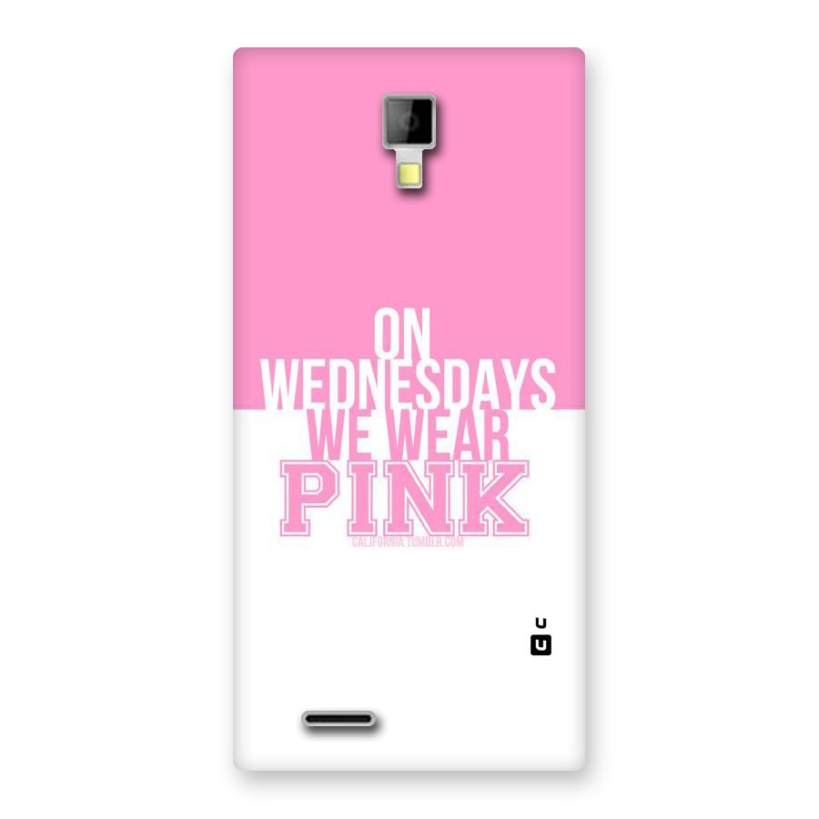 Wear Pink Back Case for Micromax Canvas Xpress A99