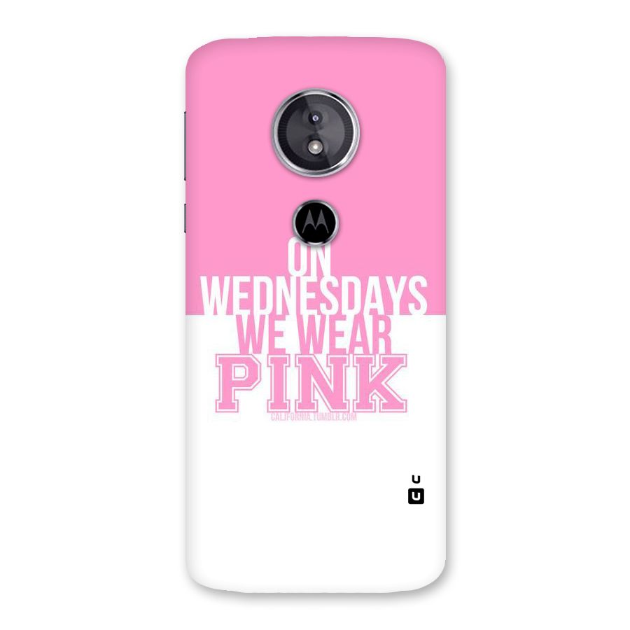 Wear Pink Back Case for Moto E5