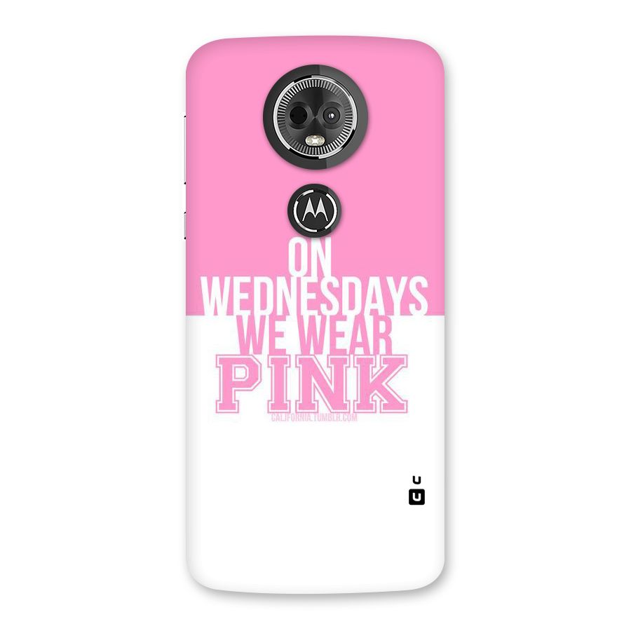 Wear Pink Back Case for Moto E5 Plus