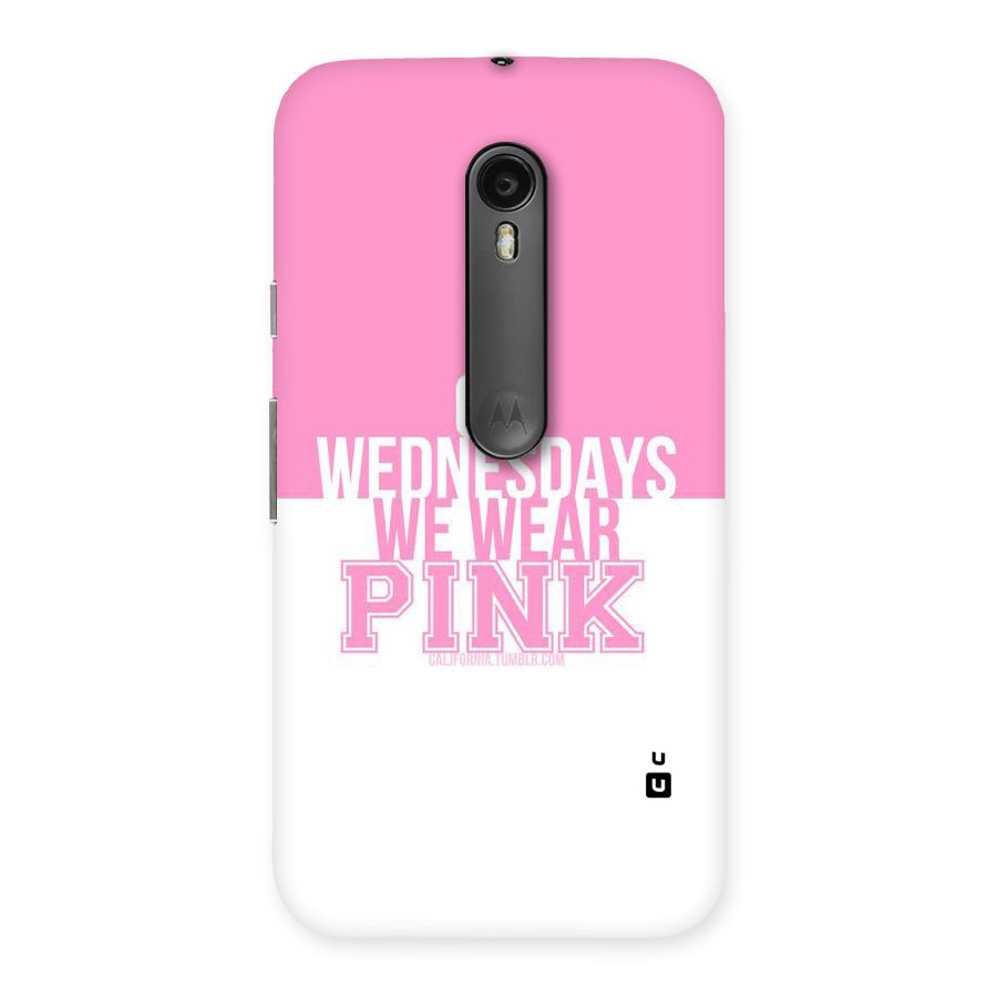 Wear Pink Back Case for Moto G Turbo
