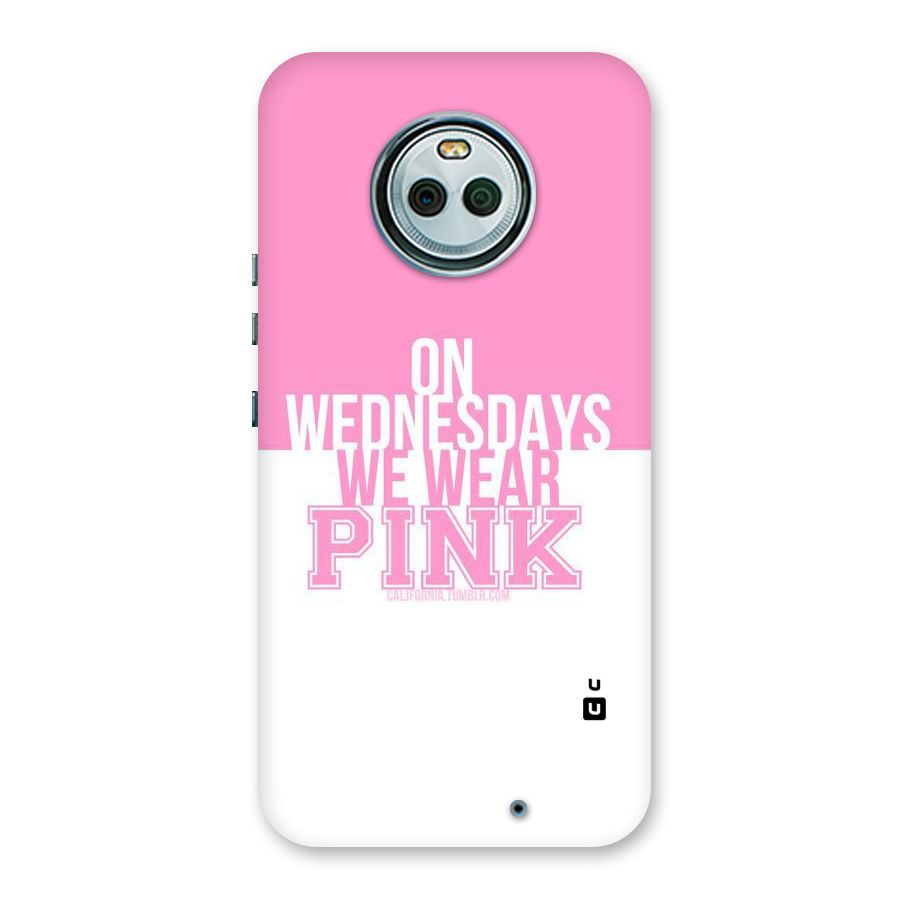 Wear Pink Back Case for Moto X4
