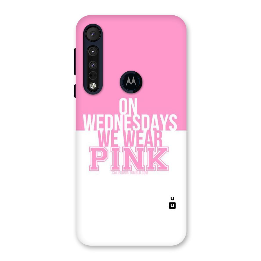 Wear Pink Back Case for Motorola One Macro