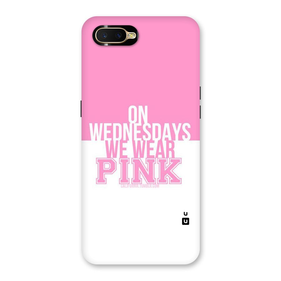 Wear Pink Back Case for Oppo K1