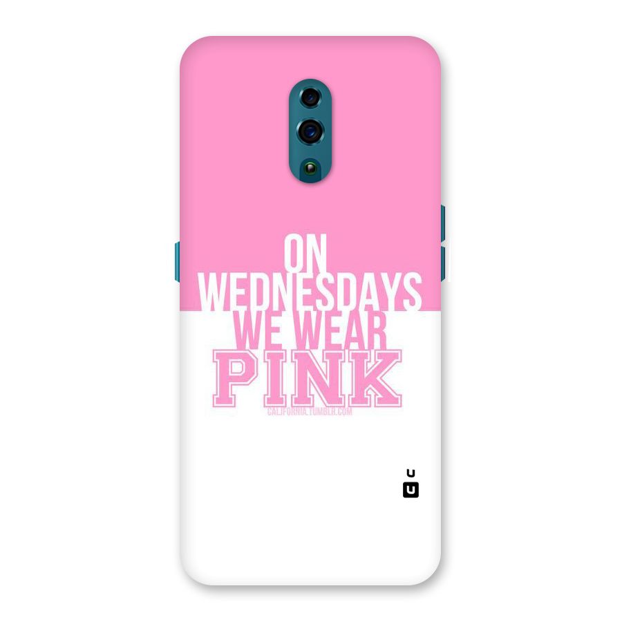 Wear Pink Back Case for Oppo Reno