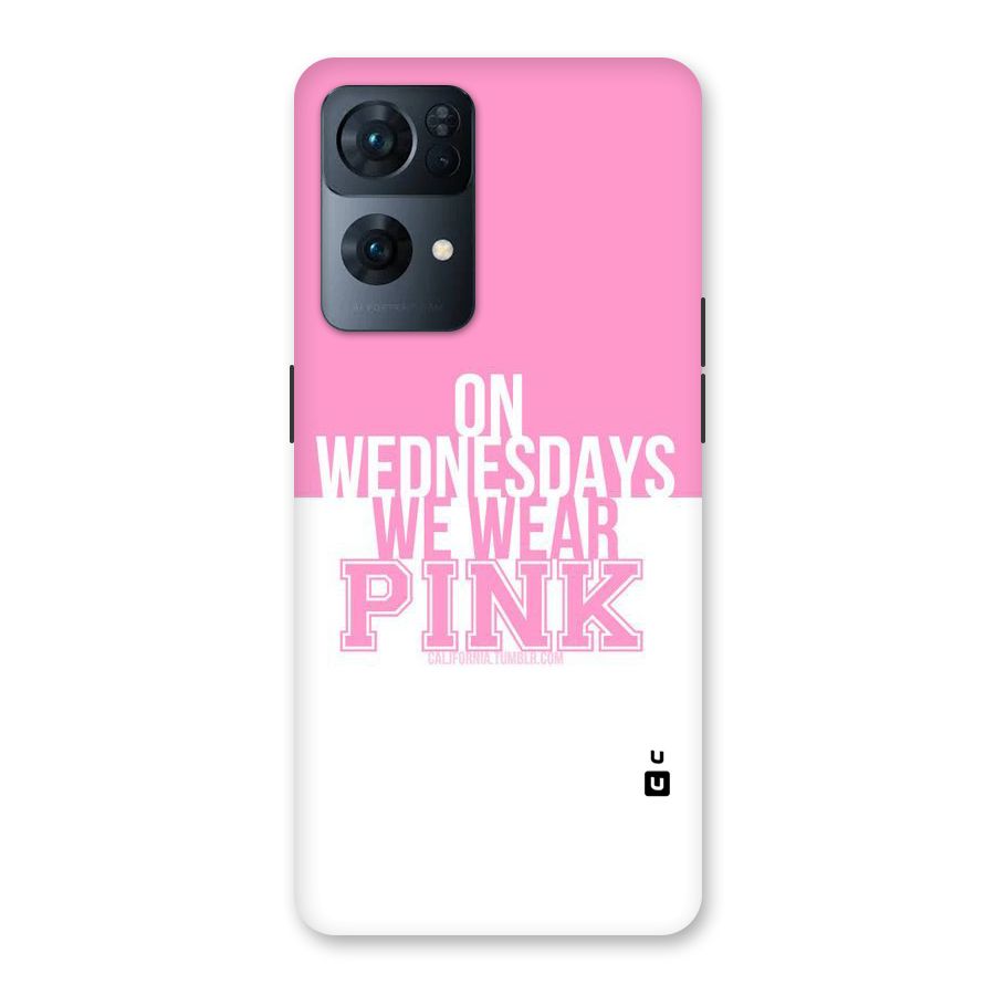 Wear Pink Back Case for Oppo Reno7 Pro 5G
