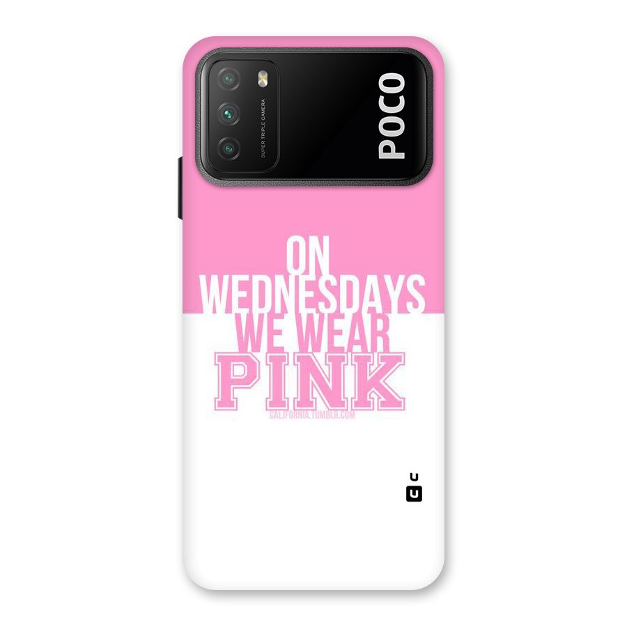 Wear Pink Back Case for Poco M3